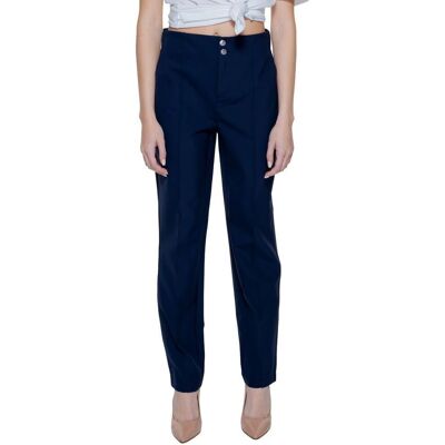 Street One Marlene Dunkelblaue Hochtaillierte Slim-Hosen - Hose Street One Marlene Dunkelblaue Hochtaillierte Slim-Hosen - Hose