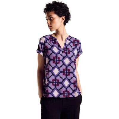 Street One Flieder Blusentop - Legeres Sommertop Street One Flieder Blusentop - Legeres Sommertop