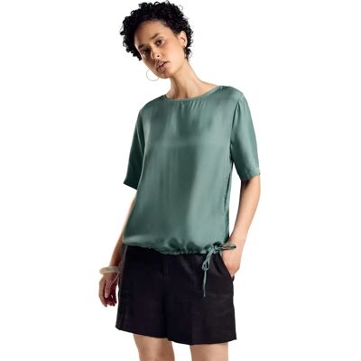 STREET ONE Seafoam Grün Shirtbluse - Blusenart STREET ONE Seafoam Grün Shirtbluse - Blusenart
