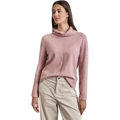 STREET ONE Gr. 36 Rosa Meliert Baumwollmischung Pullover - Pullover STREET ONE Gr. 36 Rosa Meliert Baumwollmischung Pullover - Pullover