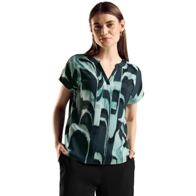 Blouse imprimée verte STREET ONE - Blouse Blouse imprimée verte STREET ONE - Blouse