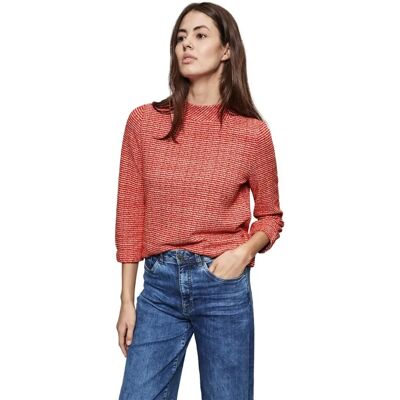 Street One Chemise Imprimée Orange Décontractée 3/4 Street One Chemise Imprimée Orange Décontractée 3/4