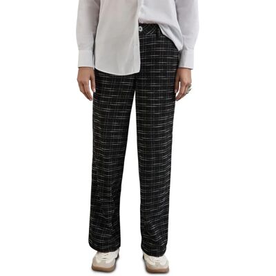 Pantalon noir taille haute Street One - Casual Fit Pantalon noir taille haute Street One - Casual Fit
