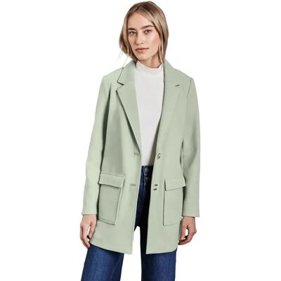 Street One Damen Vert Menthe Décontractée Revers Veste - Veste Street One Damen Vert Menthe Décontractée Revers Veste - Veste