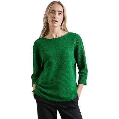 Street One 44 Chemise Vert Vif Manche 3/4 - Décontracté Street One 44 Chemise Vert Vif Manche 3/4 - Décontracté