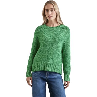 Pull STREET ONE Taille 42 Vert vif mélangé - Décontracté Pull STREET ONE Taille 42 Vert vif mélangé - Décontracté