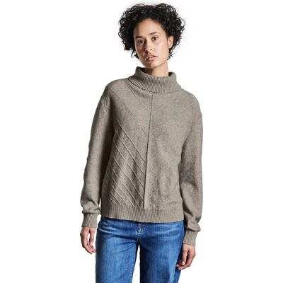 Street One a303086 Pull en Beige Structuré - Pull Street One a303086 Pull en Beige Structuré - Pull