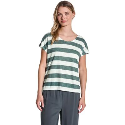 T-Shirt Rayé Vert STREET ONE pour Femme - Casual T-Shirt Rayé Vert STREET ONE pour Femme - Casual