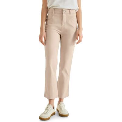 Pantalons Beige Taille Haute et Style Bootcut - Femme Pantalons Beige Taille Haute et Style Bootcut - Femme