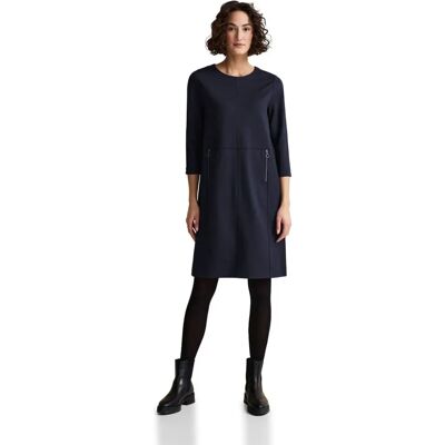 Street One Deep Blue Jerseykleid - Jersey Kleid Street One Deep Blue Jerseykleid - Jersey Kleid