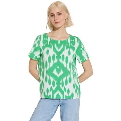 Street One Taille 40 Blouse Verte Manches Courtes Street One Taille 40 Blouse Verte Manches Courtes