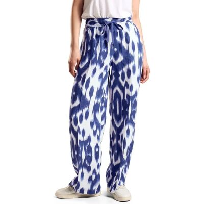 Pantalon en lin Street One pour femme - Taille haute, Coupe ample Pantalon en lin Street One pour femme - Taille haute, Coupe ample