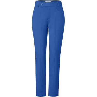 STREET ONE Punto di Rom Wysokiej Talii Niebieskie Spodnie - Damen Hosen STREET ONE Punto di Rom Wysokiej Talii Niebieskie Spodnie - Damen Hosen