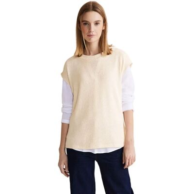 Pull courte à manches courtes STREET ONE pour femmes - Pull Pull courte à manches courtes STREET ONE pour femmes - Pull