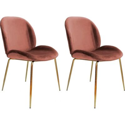 KAYOOM Charlize 110 Samtstoff Stühle Set - Modernes Esszimmer KAYOOM Charlize 110 Samtstoff Stühle Set - Modernes Esszimmer