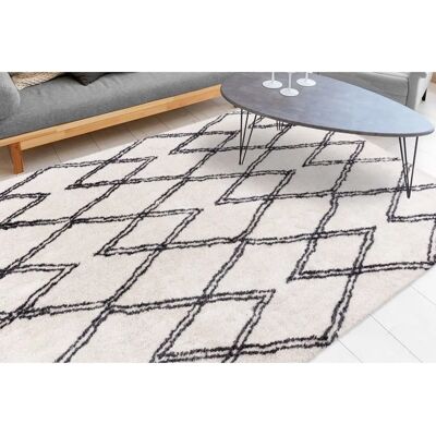 ME GUSTA Orlando 325 Beiger Teppich - Hochflor Retro-Design ME GUSTA Orlando 325 Beiger Teppich - Hochflor Retro-Design