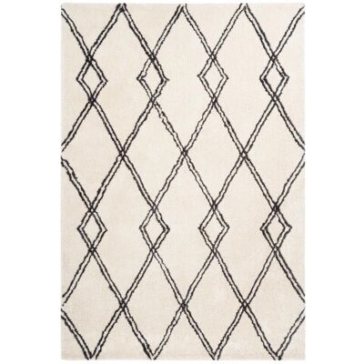 ME GUSTA Orlando 125 Beigeteppich - Hochflor, Retro-Design ME GUSTA Orlando 125 Beigeteppich - Hochflor, Retro-Design