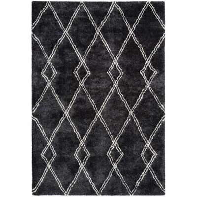 ME GUSTA Orlando 125 Anthrazit Teppich - Hochflor Retro Design ME GUSTA Orlando 125 Anthrazit Teppich - Hochflor Retro Design