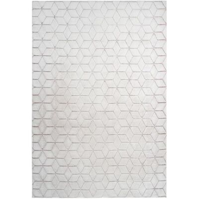 Kayoom Vivica 125 Fehér / Rózsaszín 120cm x 160cm - Szőnyeg Kayoom Vivica 125 Fehér / Rózsaszín 120cm x 160cm - Szőnyeg