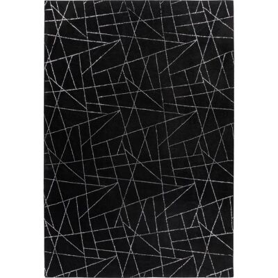 Kayoom DHJOE-80-150 Schwarz Silber Teppich - Teppich Kayoom DHJOE-80-150 Schwarz Silber Teppich - Teppich