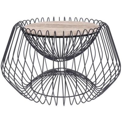 Table d'Appoint Malibu Kayoom - Fer & Marbre 60cm - Publicité Table d'Appoint Malibu Kayoom - Fer & Marbre 60cm - Publicité