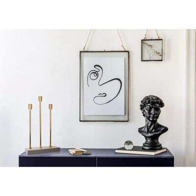 Kayoom Art Deco 325 Taupe / Or Support de bougie - Support de bougie - Publicité Kayoom Art Deco 325 Taupe / Or Support de bougie - Support de bougie - Publicité