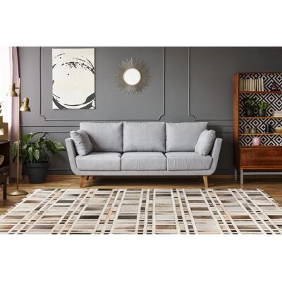 PADIRO Lavin 225 Leder Patchwork Teppich - Teppich PADIRO Lavin 225 Leder Patchwork Teppich - Teppich