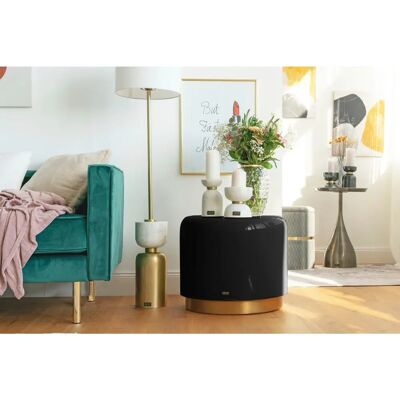 Kayoom Artisse Hocker - Stilvoller schwarzer Metall- und Polyesterhocker Kayoom Artisse Hocker - Stilvoller schwarzer Metall- und Polyesterhocker