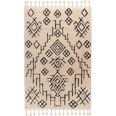 Kayoom Lovis 500 Weiß Ethno-Design Weicher Teppich Kayoom Lovis 500 Weiß Ethno-Design Weicher Teppich