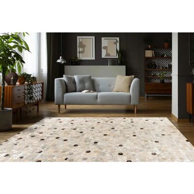 Kayoom Ravi 425 Bőrpatchwork szőnyeg - Szőnyeg Kayoom Ravi 425 Bőrpatchwork szőnyeg - Szőnyeg