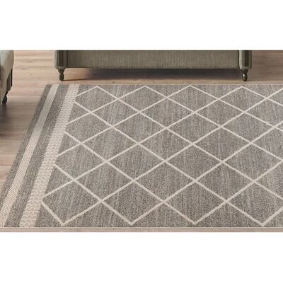 Tapis KAYOOM Rhombus 225 - Marron, Beige, 160x230cm - Publicité Tapis KAYOOM Rhombus 225 - Marron, Beige, 160x230cm - Publicité
