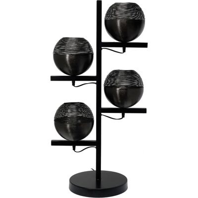 KAYOOM Eclipse 125 Stehlampe - Vierflammig Schwarz Eisen KAYOOM Eclipse 125 Stehlampe - Vierflammig Schwarz Eisen