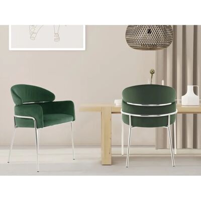 Kayoom Corey 125 Grün / Silber Sessel - Armchair Kayoom Corey 125 Grün / Silber Sessel - Armchair