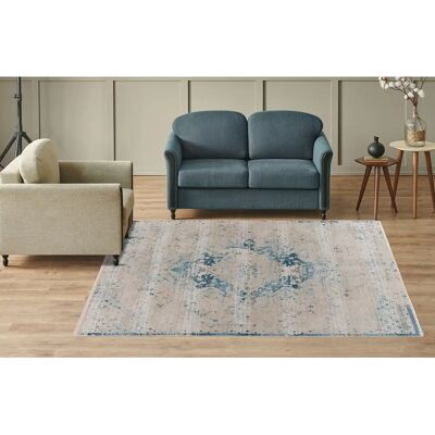 KAYOOM Milan 225 Blau Tapijt - Tapijt KAYOOM Milan 225 Blau Tapijt - Tapijt
