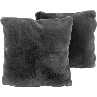 KENDA Aimee 625 - Anthrazit 45x45 cm - 2er-Set - Dekokissen KENDA Aimee 625 - Anthrazit 45x45 cm - 2er-Set - Dekokissen