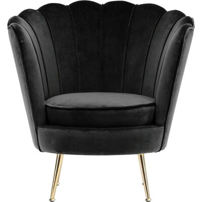 KAYOOM Barbara 125 Sessel - Samtweicher Velvet, Schwarz KAYOOM Barbara 125 Sessel - Samtweicher Velvet, Schwarz