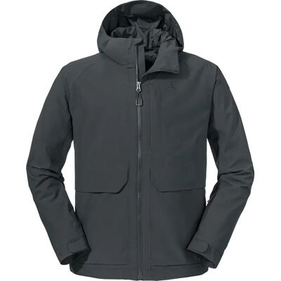Schöffel Lausanne Trekking Jacke - Allwetter wasserdicht Herren Schwarz 179-187cm XL Schöffel Lausanne Trekking Jacke - Allwetter wasserdicht Herren Schwarz 179-187cm XL