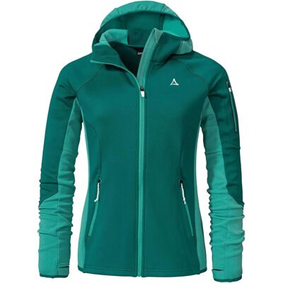 Schöffel Lodron L Green Fleece Hoody - Fleece Hoody Schöffel Lodron L Green Fleece Hoody - Fleece Hoody