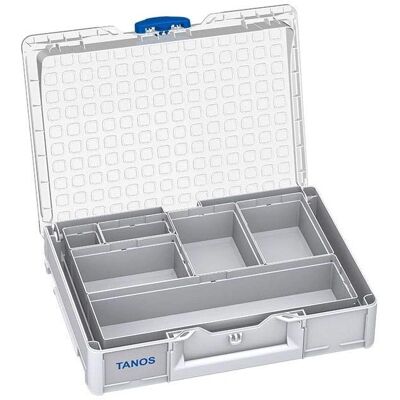 TANOS Opbevaringskasse M89 - Holdbar, Vandsikker Organizer med 6 Boks TANOS Opbevaringskasse M89 - Holdbar, Vandsikker Organizer med 6 Boks