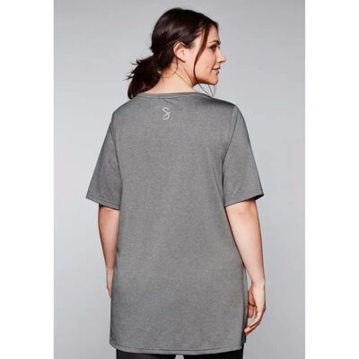 Sheego Longshirt Grote Maten - Ademend, Snel Droog Sporttop Sheego Longshirt Grote Maten - Ademend, Snel Droog Sporttop