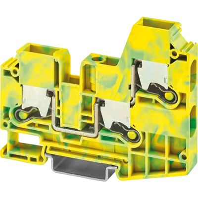 PHOENIX-CONTACT XTV 10 TWIN PE - Terminal conductor protector - verde-amarillo PHOENIX-CONTACT XTV 10 TWIN PE - Terminal conductor protector - verde-amarillo
