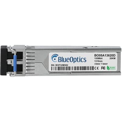 Transceiver SFP en fibre optique BlueOptics BO05A13620D - 155 Mbit/s - 1310 nm - Argent - Publicité Transceiver SFP en fibre optique BlueOptics BO05A13620D - 155 Mbit/s - 1310 nm - Argent - Publicité