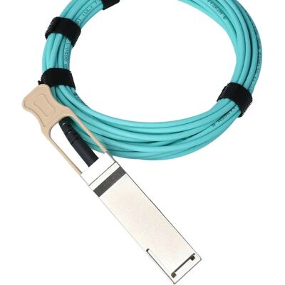 Câble optique BlueOptics QSFP-H40G-AOC30M-AT-BO 30 m Orange - Publicité Câble optique BlueOptics QSFP-H40G-AOC30M-AT-BO 30 m Orange - Publicité