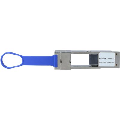 Module de transceiver réseau BlueOptics BO-QSFP-SFP+ en fibre - Publicité Module de transceiver réseau BlueOptics BO-QSFP-SFP+ en fibre - Publicité