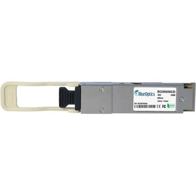 Transceiver en fibre optique BlueOptics BO25K859S3D 40GBASE-XSR4 - 300m - Publicité Transceiver en fibre optique BlueOptics BO25K859S3D 40GBASE-XSR4 - 300m - Publicité