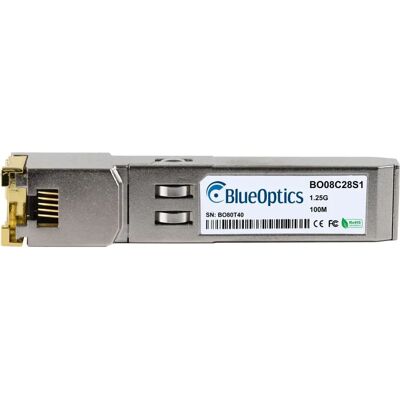 Transceiver réseau BlueOptics BO08C28S1 SFP-1G-RJ45 - Aluminium - Publicité Transceiver réseau BlueOptics BO08C28S1 SFP-1G-RJ45 - Aluminium - Publicité