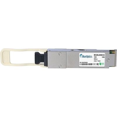 Transmetteur réseau BlueOptics QSFP-100G-SR4-ET-BO - Fibre optique 100Gbps - Publicité Transmetteur réseau BlueOptics QSFP-100G-SR4-ET-BO - Fibre optique 100Gbps - Publicité