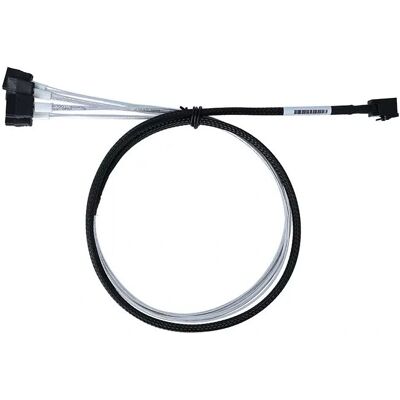 Câble SAS BlueOptics BLIS434S-100CM - 1m, Noir, MiniSAS HD Câble SAS BlueOptics BLIS434S-100CM - 1m, Noir, MiniSAS HD