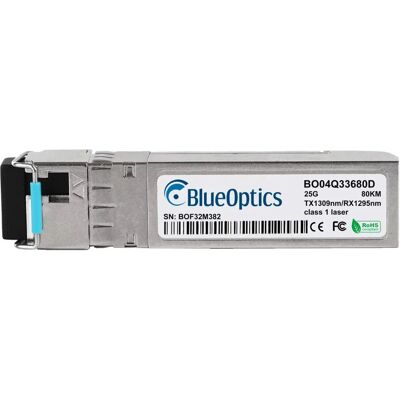 BlueOptics BO04Q33680D-BO Transcepteur SFP28 fibre optique - Publicité BlueOptics BO04Q33680D-BO Transcepteur SFP28 fibre optique - Publicité