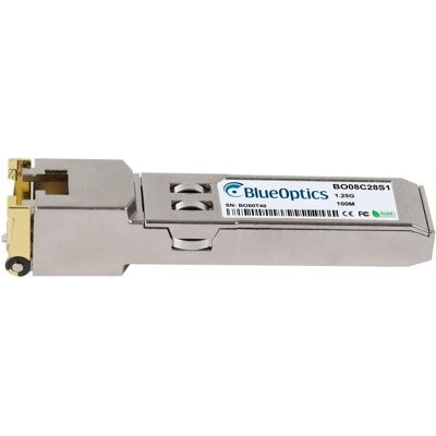 BlueOptics E1MGTX-A Transmetteur Réseau en Cuivre - 1250 Mbit/s, Argent - Publicité BlueOptics E1MGTX-A Transmetteur Réseau en Cuivre - 1250 Mbit/s, Argent - Publicité